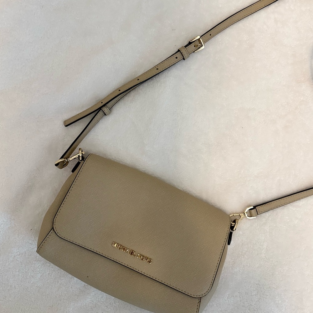 Michael Kors Beige Crossbody Bag